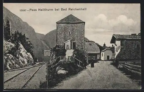 AK Bad Reichenhall, Partie am Pass Hallthurm