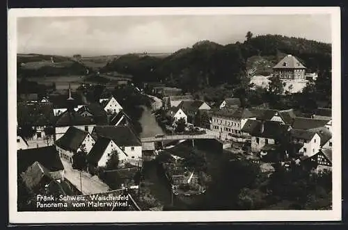 AK Waischenfeld, Panorama vom Malerwinkel