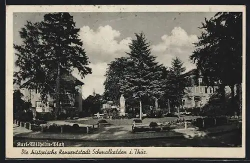 AK Schmalkalden, Strasse am Karl-Wilhelm-Platz