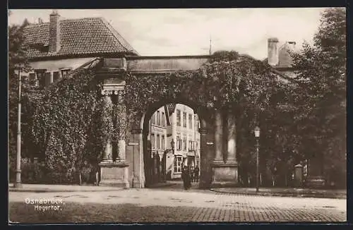 AK Osnabrück, Blick durch das Hegertor