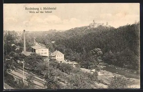 AK Rochsburg i. Muldental, Blick auf das Schloss