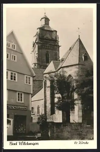 AK Bad Wildungen, An der Ev. Kirche