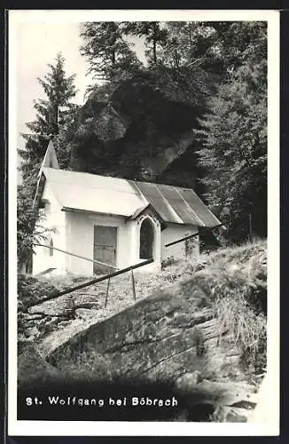 AK Böbrach / bayr. Wald, Kleine Kapelle St. Wolfgang