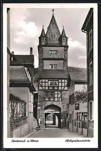 AK Bacharach a. Rhein, An der Pfalzgrafenschänke