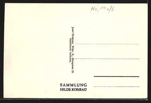 Künstler-AK Gross Weichselbach, Ortsansicht aus der Vogelschau