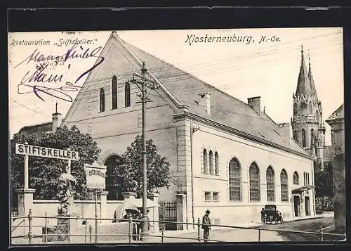 AK Klosterneuburg, Restauration Stiftskeller