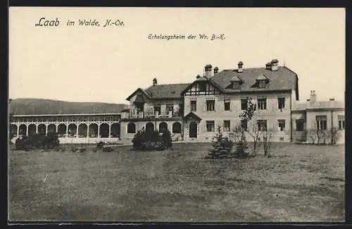 AK Laab im Walde, Erholungsheim der Wr. B.-K.