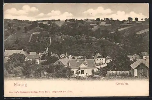 AK Kierling, Panoramablick auf die Hügelterrassen