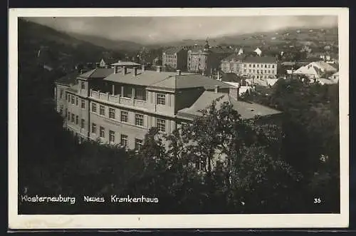 AK Klosterneuburg, Blick auf das neue Krankenhaus