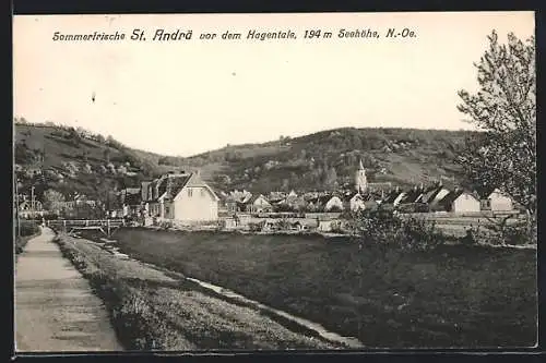 AK St. Andrä vor dem Hagentale, Ortsansicht