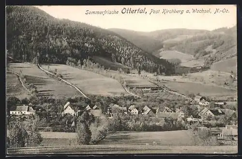 AK Otterthal, Ortsansicht aus der Vogelschau