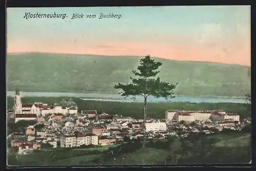 AK Klosterneuburg, Blick vom Buchberg