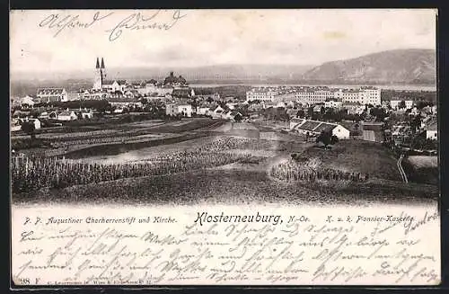 AK Klosterneuburg, Augustiner Chorherrenstift, K. u. k. Pionier-Kaserne