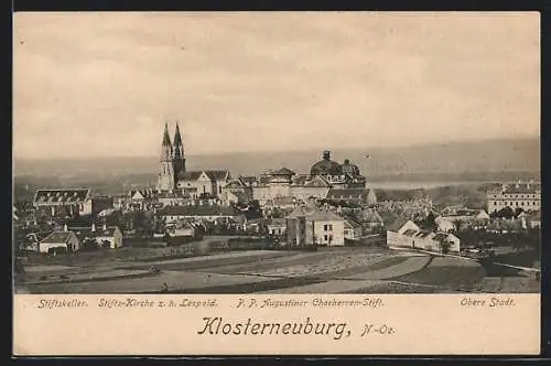 AK Klosterneuburg, Stiftskeller, Stiftskirche, Obere Stadt