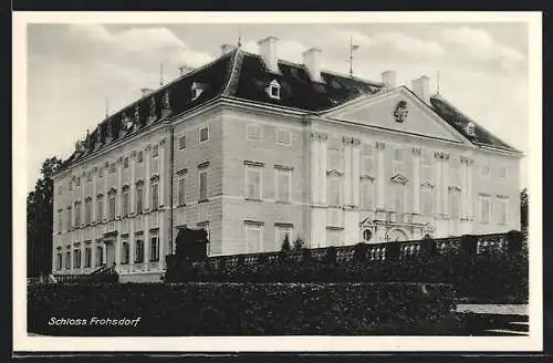 AK Frohsdorf, Blick auf Schloss Frohsdorf