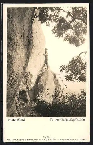 AK Hohe Wand, Turner Bergsteigerkamin