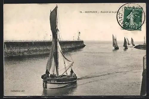 AK Honfleur, Rentrée de la pêche