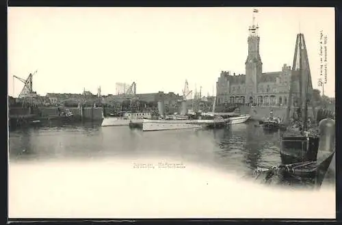 AK Bremen, Dampfer am Hafenamt