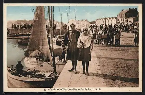 AK Croix-de-Vie, Sur le Port
