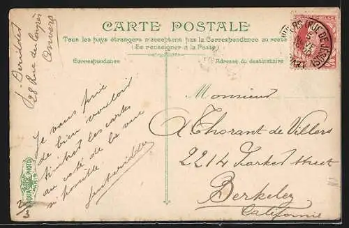 AK Anvers, Arrivée du Bateau de Ste-Anne