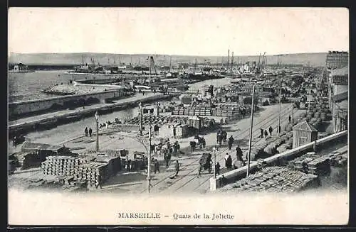 AK Marseille, Quais de la Joliette, Hafen