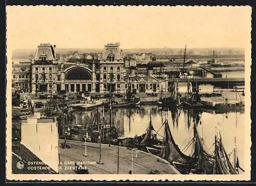 AK Ostende, La Gare Maritime