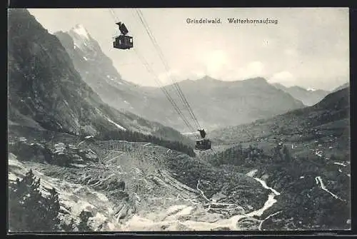 AK Grindelwald, Wetterhorn-Aufzug, Seilbahn