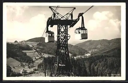 AK Freiburg i. Br., Seilbahn a. d. Schauinsland