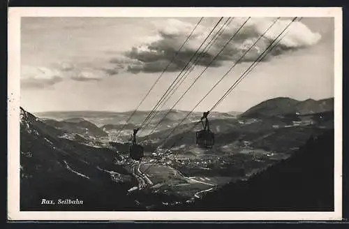 AK Rax, Seilbahn zum Gipfel