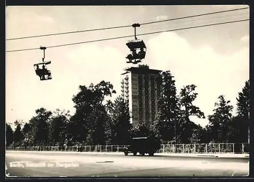 AK Berlin, Seilbahn im Tiergarten