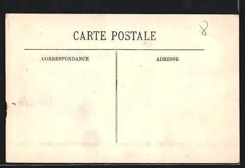 AK Clichy, Crue de la Seine Janvier 1910, La Mairie Rue de l`Union