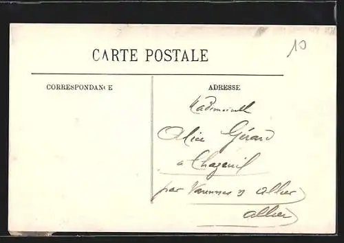 AK Levallois-Perret, Crue de la Seine Janvier 1910, Rue Raspail