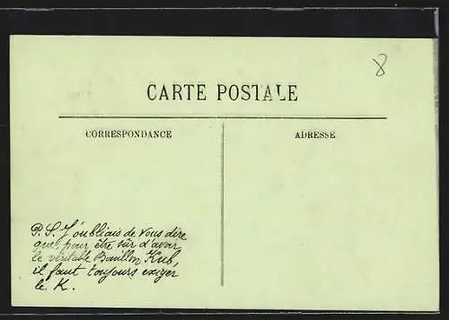 AK Levallois-Perret, La Crue de la Seine 1910, Rue Marjolin, Hochwasser