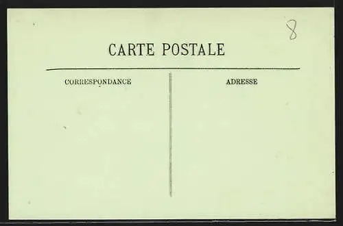AK Levallois-Perret, Crue de la Seine Janvier 1910, Rue Rivay