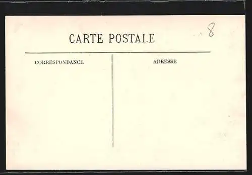 AK Levallois-Perret, Crue de la Seine Janvier 1910, Rue Fazillau