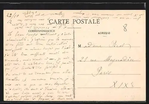 AK Asnières, Crue de la Seine 1910, Les Sauveteurs de la Basse Seine