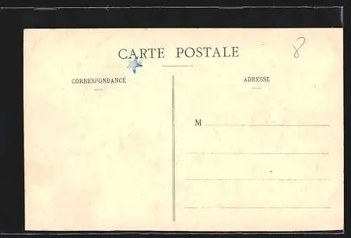 AK Asnières, Crue de la Seine 1910, Rue Saint-Denis