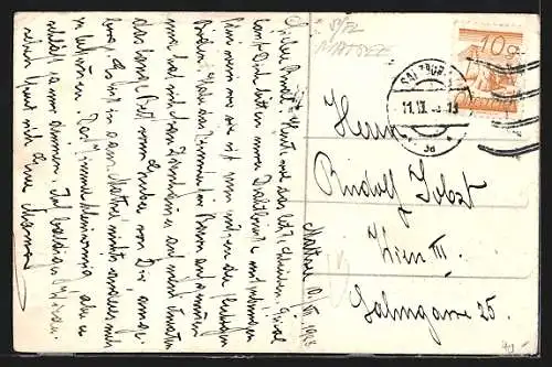 AK Mattsee, Ortsansicht mit Kirche