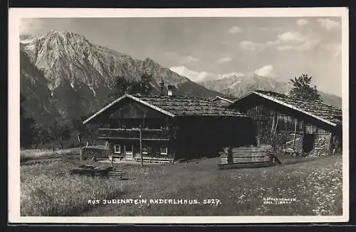 AK Judenstein, Anderlhaus mit Bergwiese