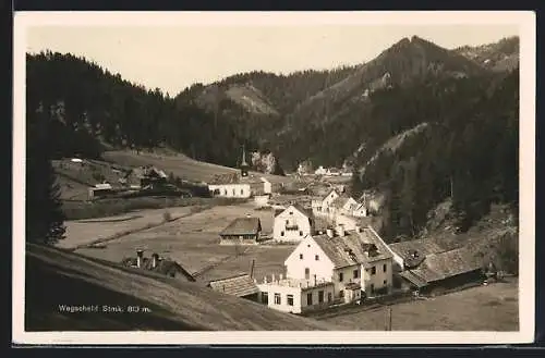 AK Mariazell, Wegscheid, Talblick