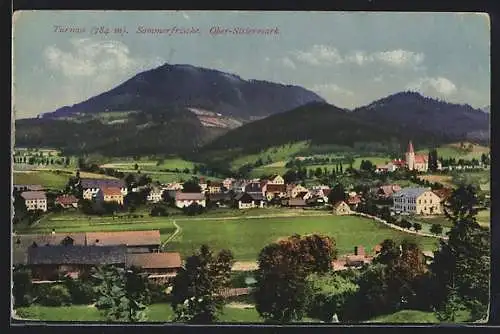 AK Turnau, Blick über die Dächer des Ortes