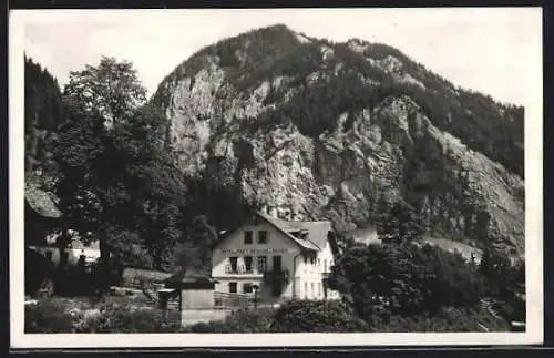 AK Weichselboden, Hotel Post vor Bergen