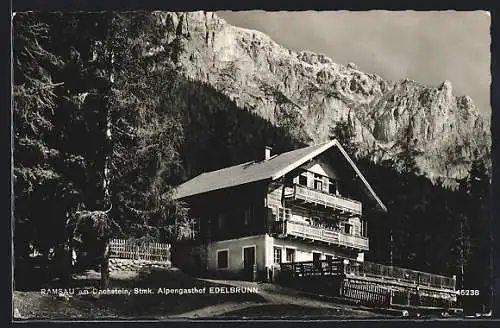 AK Ramsau am Dachstein, Alpengasthof Edelbrunn