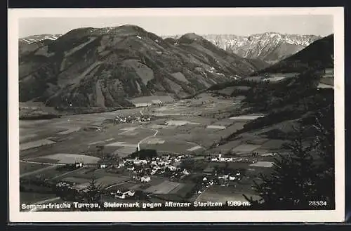 AK Turnau /Steiermark, Gesamtansicht gegen die Aflenzer Staritzen