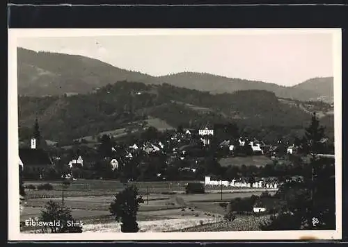 AK Eibiswald /Stmk., Ortsansicht am Berghang