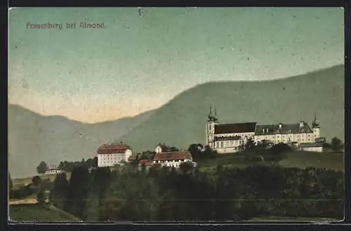 AK Frauenberg bei Almond, Blick auf das Klostergelände