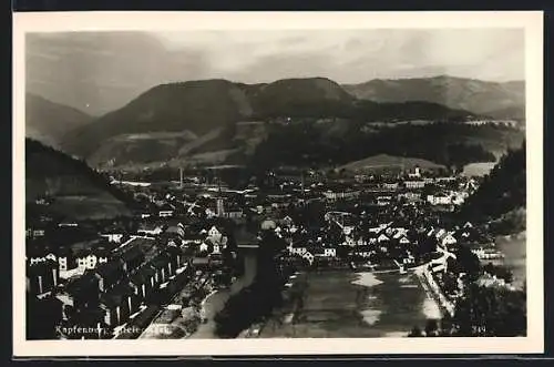 AK Kapfenberg /Steiermark, Ortsansicht aus der Vogelschau