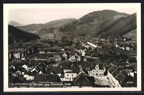 AK Kapfenberg im Mürztal, Ortsansicht gegen Diemlach