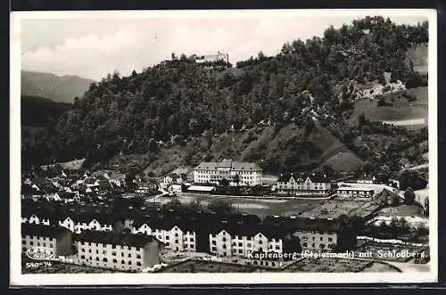 AK Kapfenberg /Steiermark, Teilansicht mit dem Schlossberg