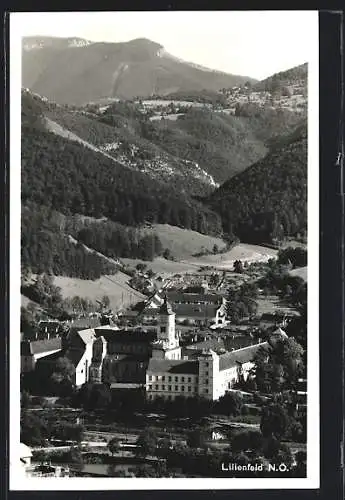 AK Lilienfeld, Stift aus der Vogelschau